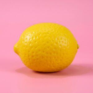Bright yellow color-changing crunchy lemon squishy