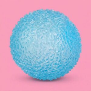 Blue Textured mouldable maltose ball squishy